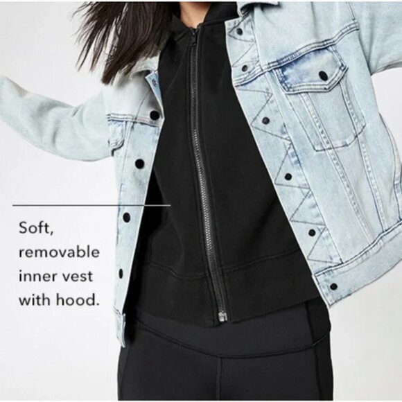 Athleta Double Time Denim Jacket - Picture 2 of 3